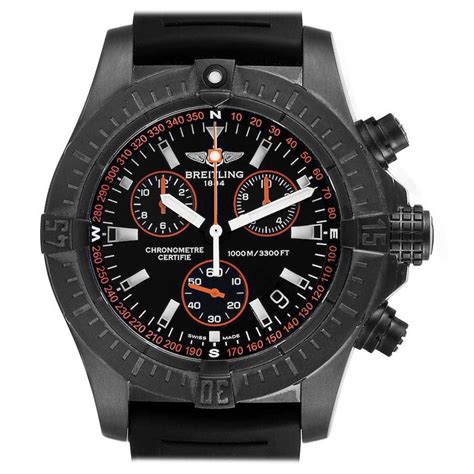 breitling avenger seawolf chrono blacksteel m73390|Breitling Avenger chrono seawolf.